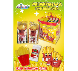 Мармелад 'ФРІ' +джем 21г (20шт*12)