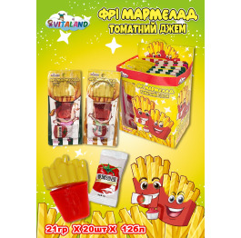 Мармелад 'ФРІ' +джем 21г (20шт*12)