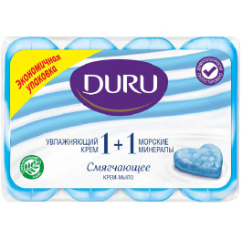 Duru 1+1 морськ мінерал та крем 4*80г ЕКОПАК