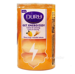 Duru get energized женьшень цитрус 4*90г ЕКОПАК