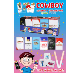 Жув цук 'COWBOY' тату 14г (30шт*20)