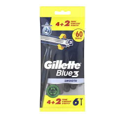 GILLETTE BLUE 3 SMOOTH 6шт