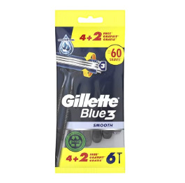 GILLETTE BLUE 3 SMOOTH 6шт
