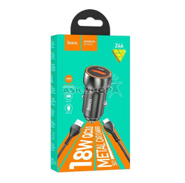 АЗУ USB Hoco Z46 3.0A/1USB/18W/QC3.0