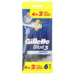 GILLETTE BLUE 3 SMOOTH 6шт