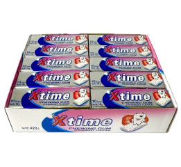 Жув гум 'X-Time' Полуниця (30шт*20)