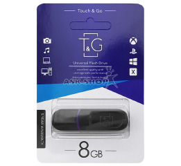 USB 8GB 2.0 T&G 012 Jet Series чор