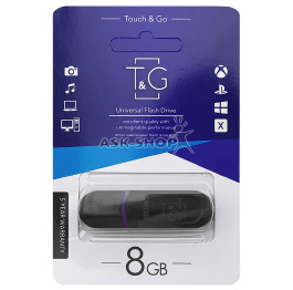USB 8GB 2.0 T&G 012 Jet Series чор