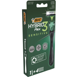 BIC ГІБРИД 3 ФЛЕКС SENSETIVE 4шт.