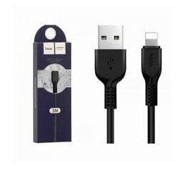 Кабель 3 м iPhone Hoco X20 чор