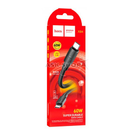 Кабель Type-C to Type-C Hoco X84 60W чор 1м (33)
