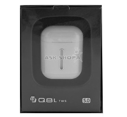 Bluetooth Air Pods Q8L 5.0 touch білі