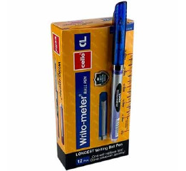 К_Ручка кул синя 10км Cello BL-8048 (12)