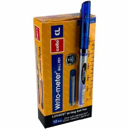 К_Ручка кул синя 10км Cello BL-8048 (12)