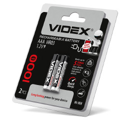 .Аккум 'Videx' R3 1000 mAh 2шт