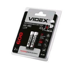 .Аккум 'Videx' R3  600 mAh 2шт