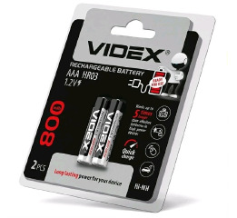 .Аккум 'Videx' R3  800 mAh 2шт