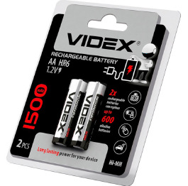 .Аккум 'Videx' R6 1500 mAh 2шт