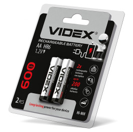 .Аккум 'Videx' R6  600 mAh 2шт