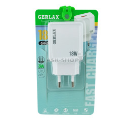 Блочок USB Gerlax GA-39S 18w 1USB