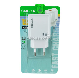 Блочок USB Gerlax GA-39S 18w 1USB
