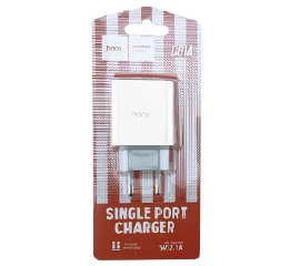 Блочок USB Hoco C81A 2.1A/1USB біл