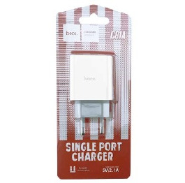 Блочок USB Hoco C81A 2.1A/1USB біл