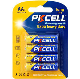 .Батарейка 'PKCELL' R6 4шт блістер