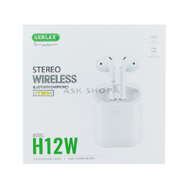 Bluetooth Air Pods Gerlax H12W біл
