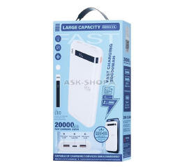 Power bank 20000mA Remax RPP-72  білий