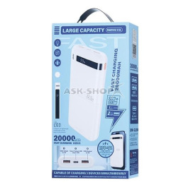 Power bank 20000mA Remax RPP-72  білий