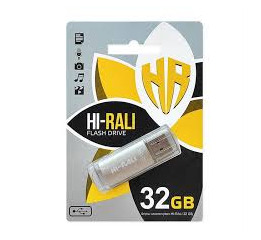 USB 32GB 2.0 Hi-Rali Rocket Series серебряная