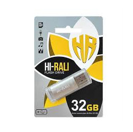 USB 32GB 2.0 Hi-Rali Rocket Series серебряная
