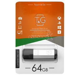 USB 64GB 2.0 T&G 121 Vega series серая
