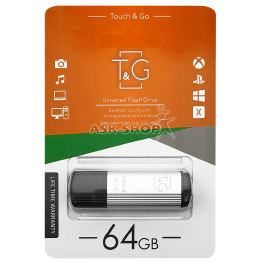 USB 64GB 2.0 T&G 121 Vega series серая