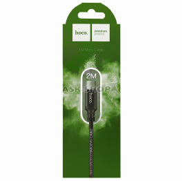 Кабель microUSB Hoco X14 ткан чор 2м (33)
