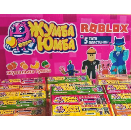 Жув гум 'ЖУМБА ЮМБА Roblox+тату' 10г (20шт*30)