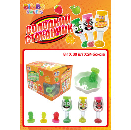 Льодяник 'Солодкий Стаканчик' 8г (30шт*24)