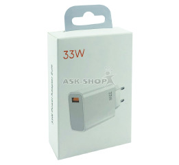 Блочок USB Xiaomi Mi 1USB/33W/QC3.0 біл