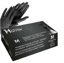 Рукавички ніт HOFFEN чор M 50пар (10)