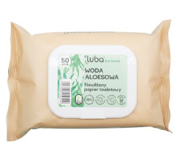 Туал папір вологий Luba ECO Family Алое 50шт