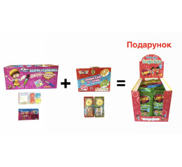 АКЦІЯ Палітра+Пончик= подарунок Солодка Вата 24шт