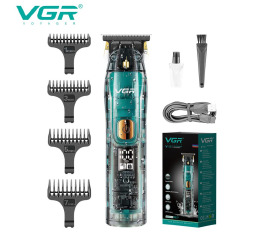 Тример VGR V-961, Professional, 4 насадки, LED Display