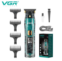 Тример VGR V-961, Professional, 4 насадки, LED Display