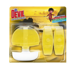 Dr.DEVIL 3in1 WC liquid block 3*55 Lemon Fresh(12)