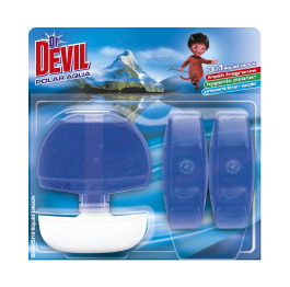 Dr.DEVIL 3in1 WC liquid block 3*55 Polar Aqua(12)
