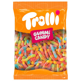 TROLLI Неонові Червяки (1кг*6) ПАКЕТ
