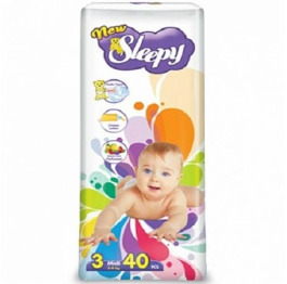 Підгузки Newsleepy Midi-3 (5-9кг) 40шт (5)