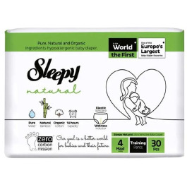 П Трусики SLEEPY 'NATURAL' Maxi-4 (7-14кг) 30шт