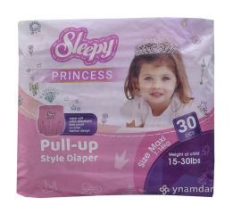 П Трусики SLEEPY 'Princess' Maxi (7-14кг) 30шт (4)